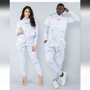 Molina de rouge jogger set and onesie 3-6months